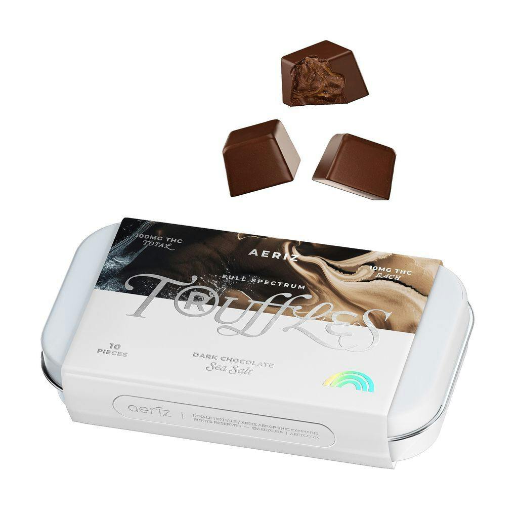 Aeriz Truffles Sea Salt Chocolate 100mg, 20pk