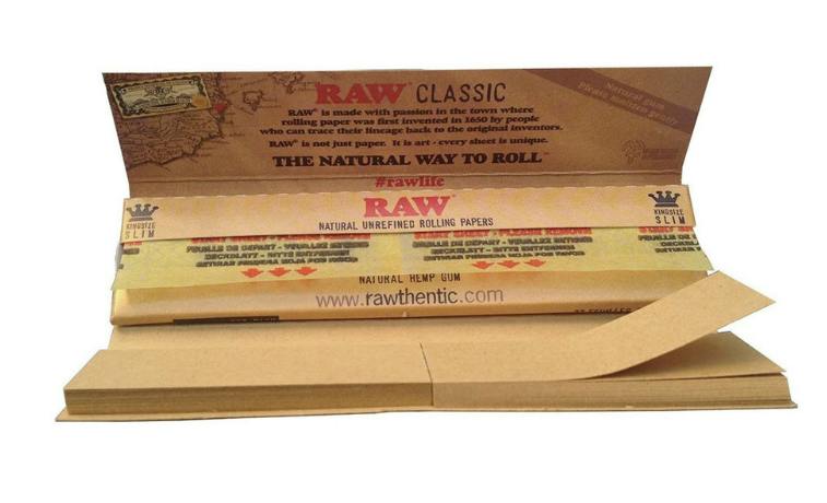 RAW Connoisseur King Size Rolling Papers + Tips