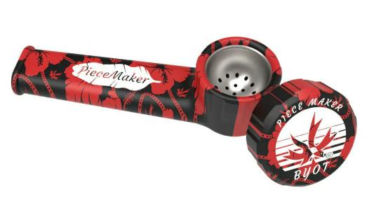 PieceMaker Karma Pipe | Tropicanna Series - Hibiscus Red Camo