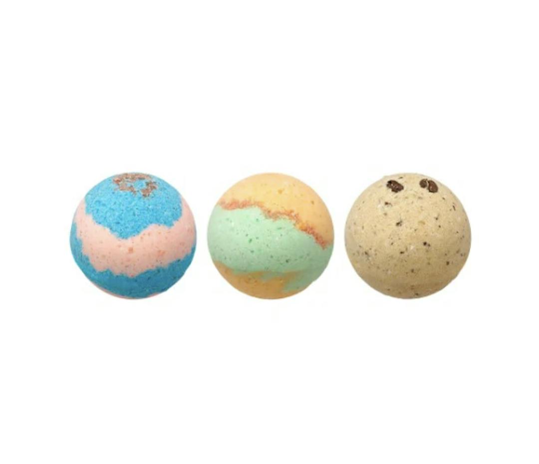 STEWART FARMS : Bath Bomb Triple Pack | Double Dream, Kaya's Koffee, Citrus Farmer