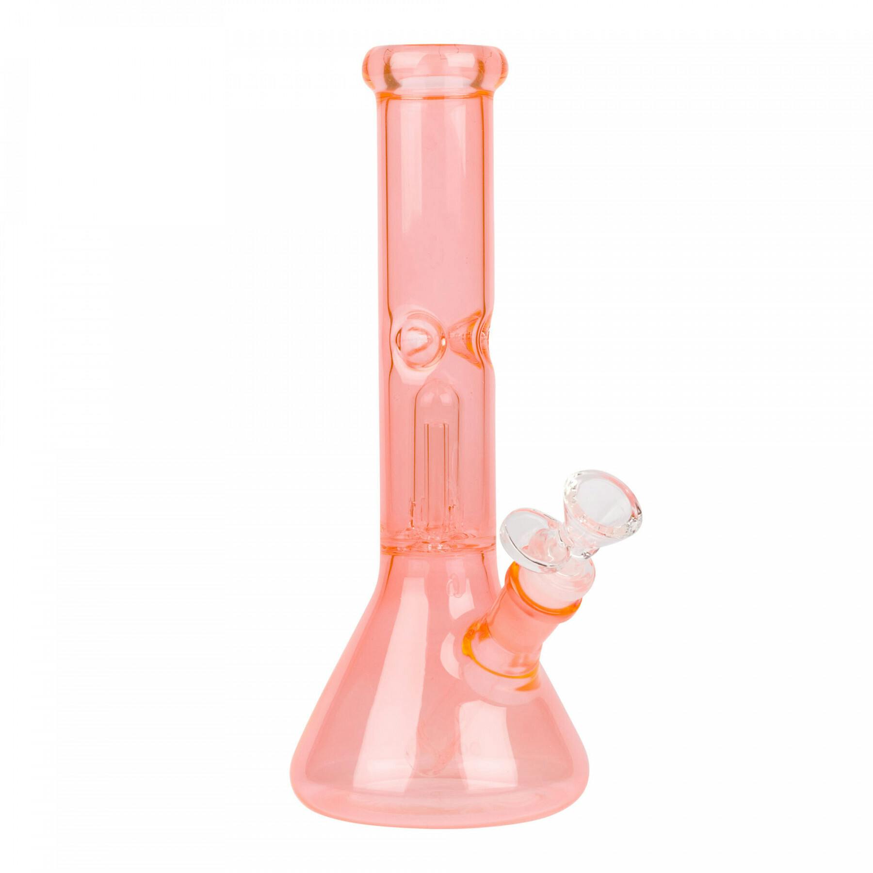 10" Day Glow Beaker Bong | Neon Orange