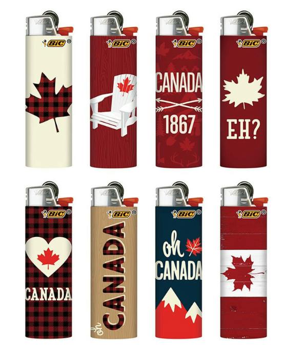 BIC: Canadiana Print Lighters