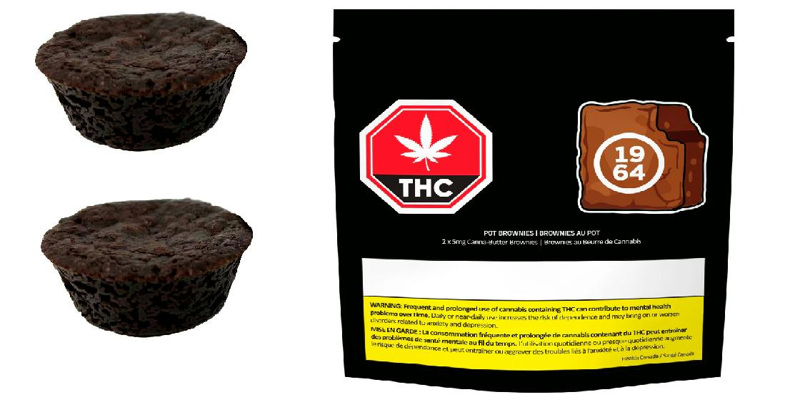 1964 - Pot Brownie 2 Pack - 10mg