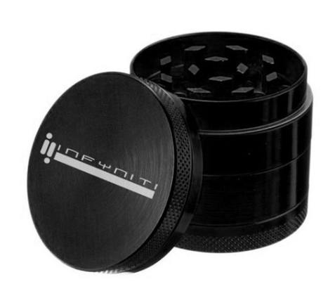 Infyniti Zinc 4-Piece Grinder 2.5" - Black