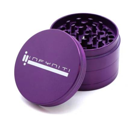 Infyniti : Zinc 4-Piece Grinder 2.5" - Purple
