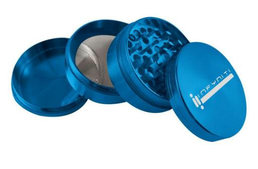 Infyniti - 4-Piece Grinder - 2.5" Blue