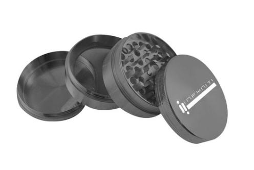 Infyniti - 4-Piece Grinder - 2.5" Gunmetal
