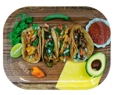 Randy's Taco Tuesday 7x5.5 Rolling Tray