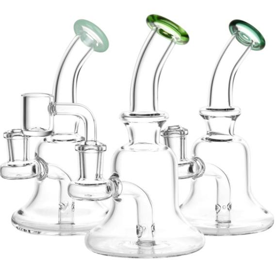 No Muss, No Fuss Bell Style Glass Dab Rig - 6.25"