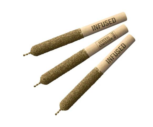 General Admission : Sweet Bubba Hi-Fi Infused Pre-Rolls - 3 x 0.5g