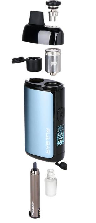 Pulsar - Chorus Concentrate Vaporizer w Hot Knife 2200mAh - Steel Blue