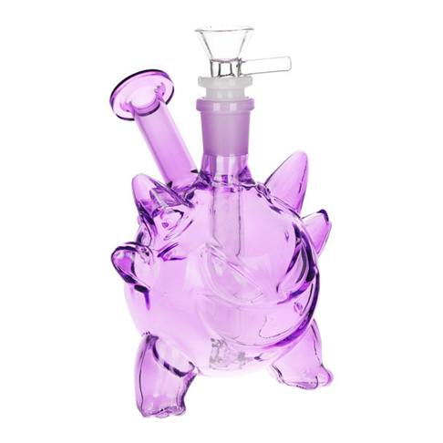 Pokemon Gengar Glass Water Bong- 5.75" / "Ghost Type"