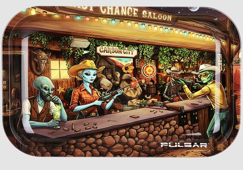 PULSAR : Western Aliens 11" x 7" tray