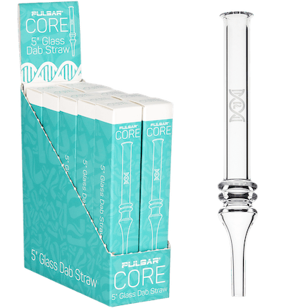 Pulsar CORE Quartz Dab Straw | 5" | 10ct Display