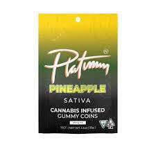 Platinum Vape: EDIBLE - GUMMY - SATIVA - PINEAPPLE - 100MG