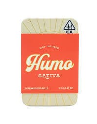 HUMO -: INFUSED PREROLL PACK - SATIVA - MANGONADA - .5G - (5PK)