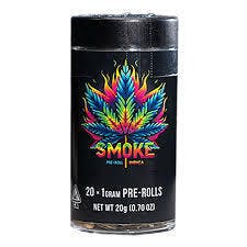 SMOKE - PREROLL PACK - INDICA - CHERRY DELIGHT - 1G - (20PK)
