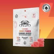 HEAVY HITTERS - EDIBLE - THCV - SATIVA - SOUR PUNCH - 100MG
