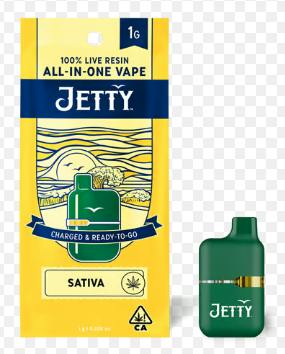 JETTY - AIO - LIVE RESIN - SATIVA - GRAPE TORQUE - 1G