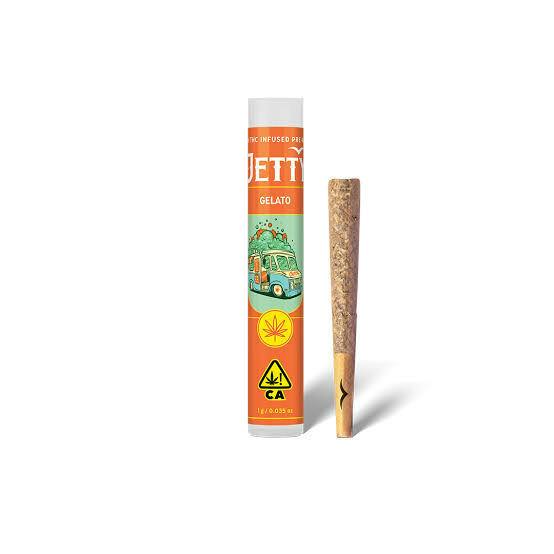 JETTY - INFUSED PREROLL - HIGH THC - HYBRID - PINEAPPLE EXPRESS X PINEAPPLE EXPRESS - 1G
