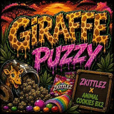 GRAMLIN - FLOWER - EXOTIC - INDICA HYBRID - GIRAFFE PUZZY - 3.5G