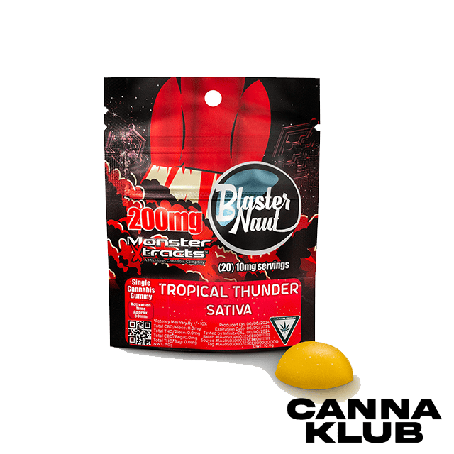 200MG TROPICAL THUNDER GUMMY *5 FOR 20* at Canna Klub Wolverine, Recreational Marijuana Dispensary