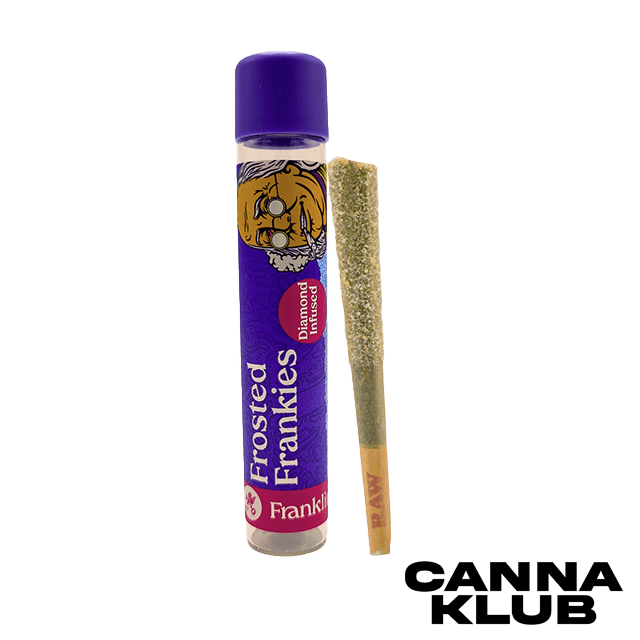 LEMON ICE 1.25G FROSTED FRANKIE INFUSED PRE ROLL