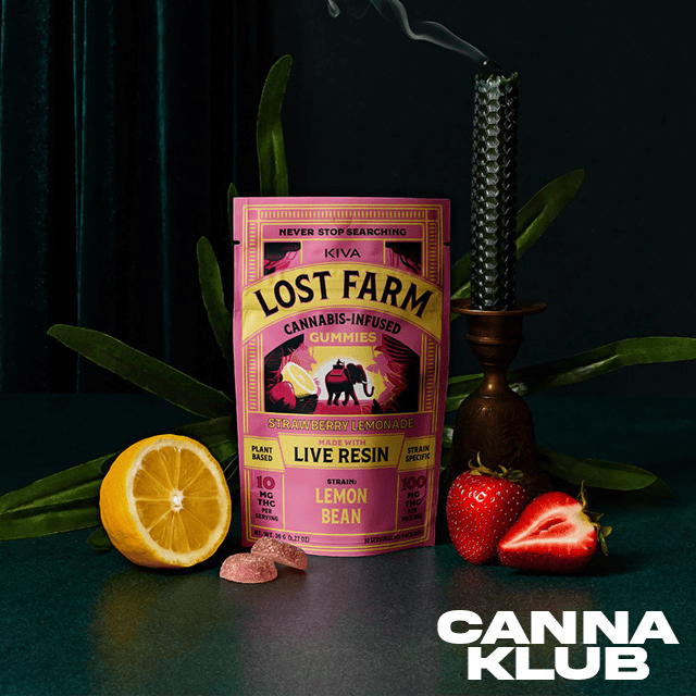 LOST FARM STRAWBERRY LEMONADE LIVE RESIN GUMMIES
