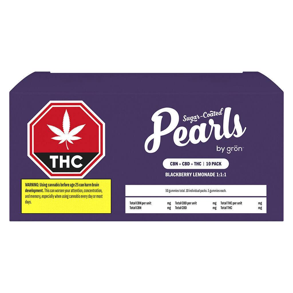 Blackberry Lemonade 1:1:1 CBN/CBD/THC - 10x5 Pack