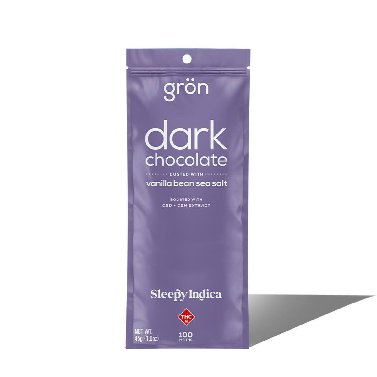 Dark Chocolate | 1:1:1 CBD:CBN:THC Sleepy Indica Bar | 100mg (20pcs)