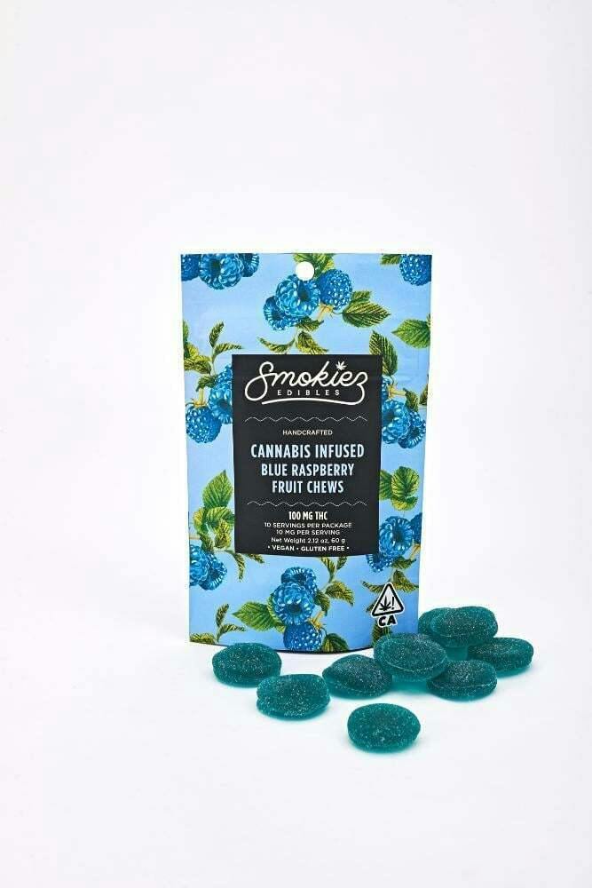 Sweet Blue Raspberry | Indica Gummies | 100mg (10pcs)