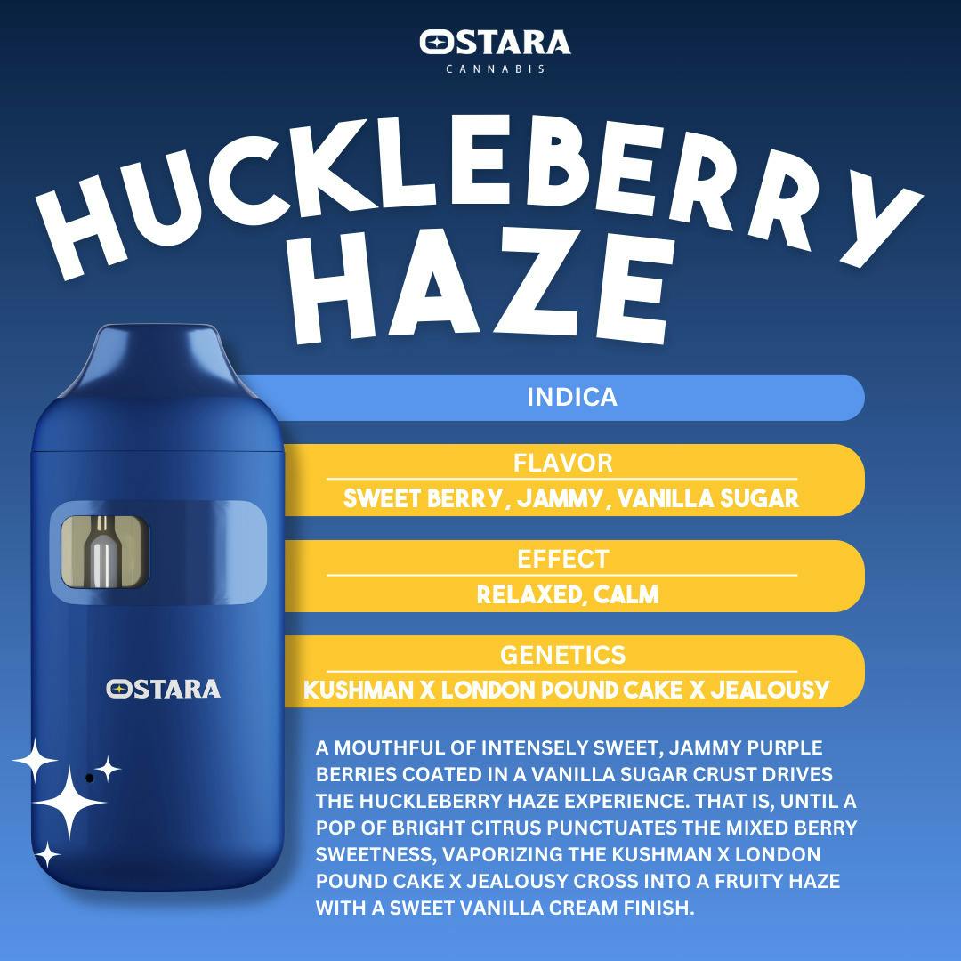 Huckleberry Haze | Disposable
