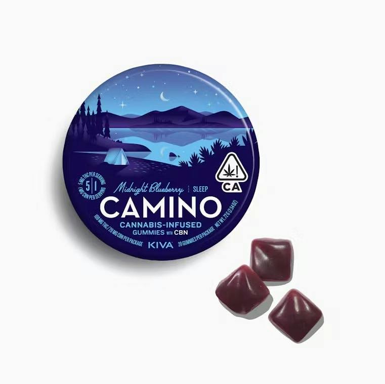 Kiva Confections - Midnight Blueberry 5:1 CBN Gummies (Camino)