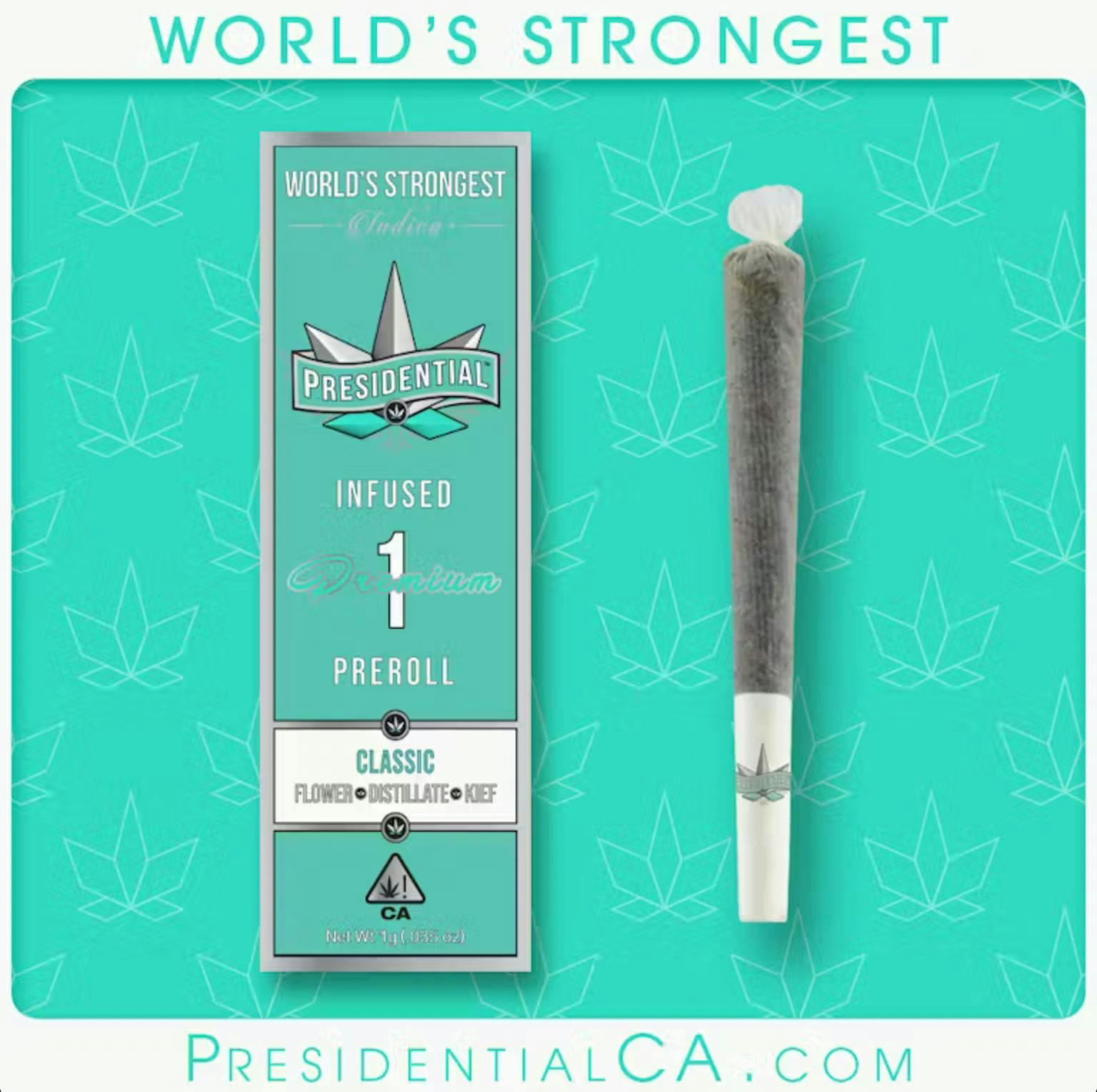 Presidential - Classic Moon Rock Preroll - 1.5 items