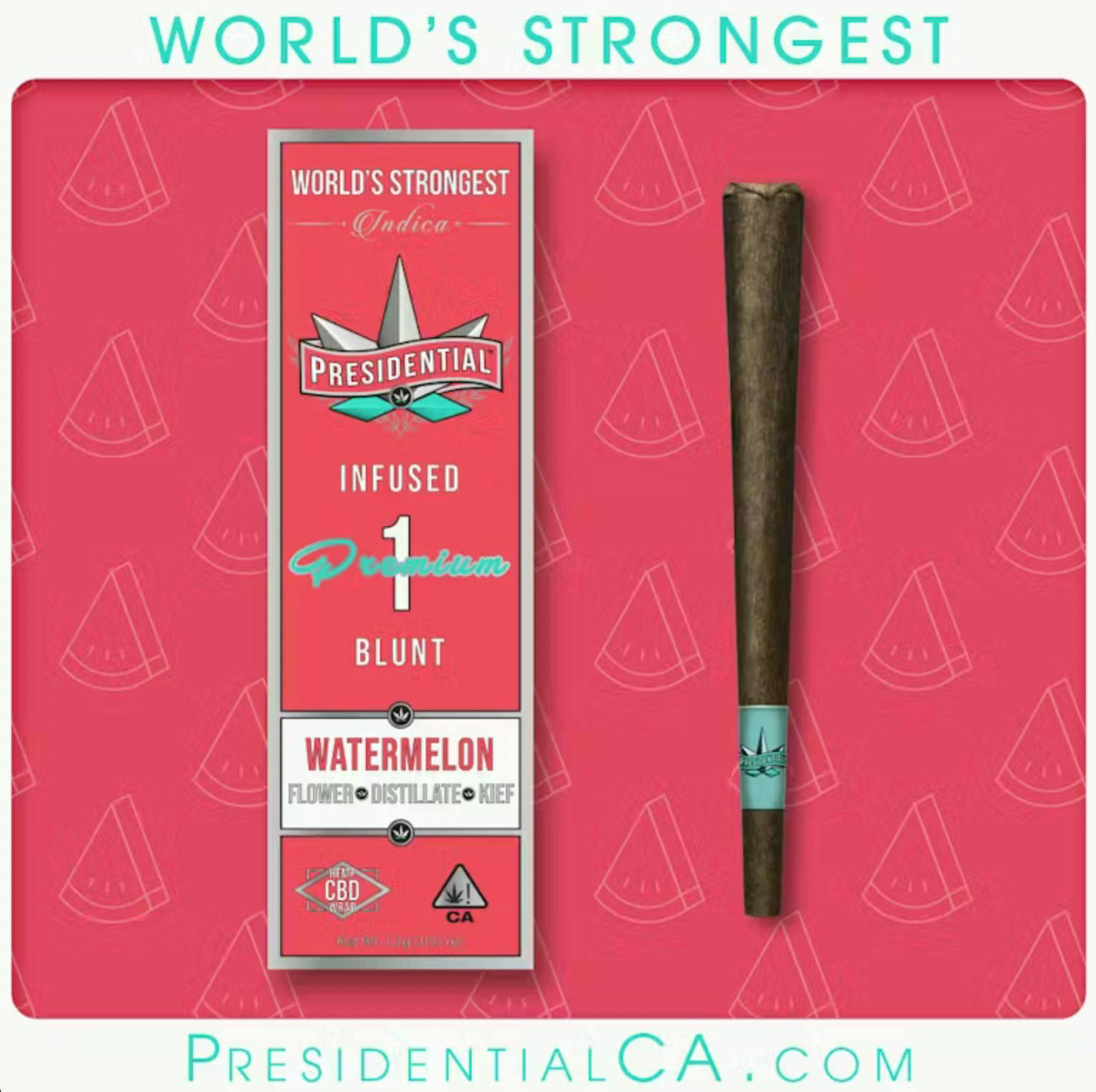 Presidential - Watermelon Moon Rock Blunt - 1.5 items