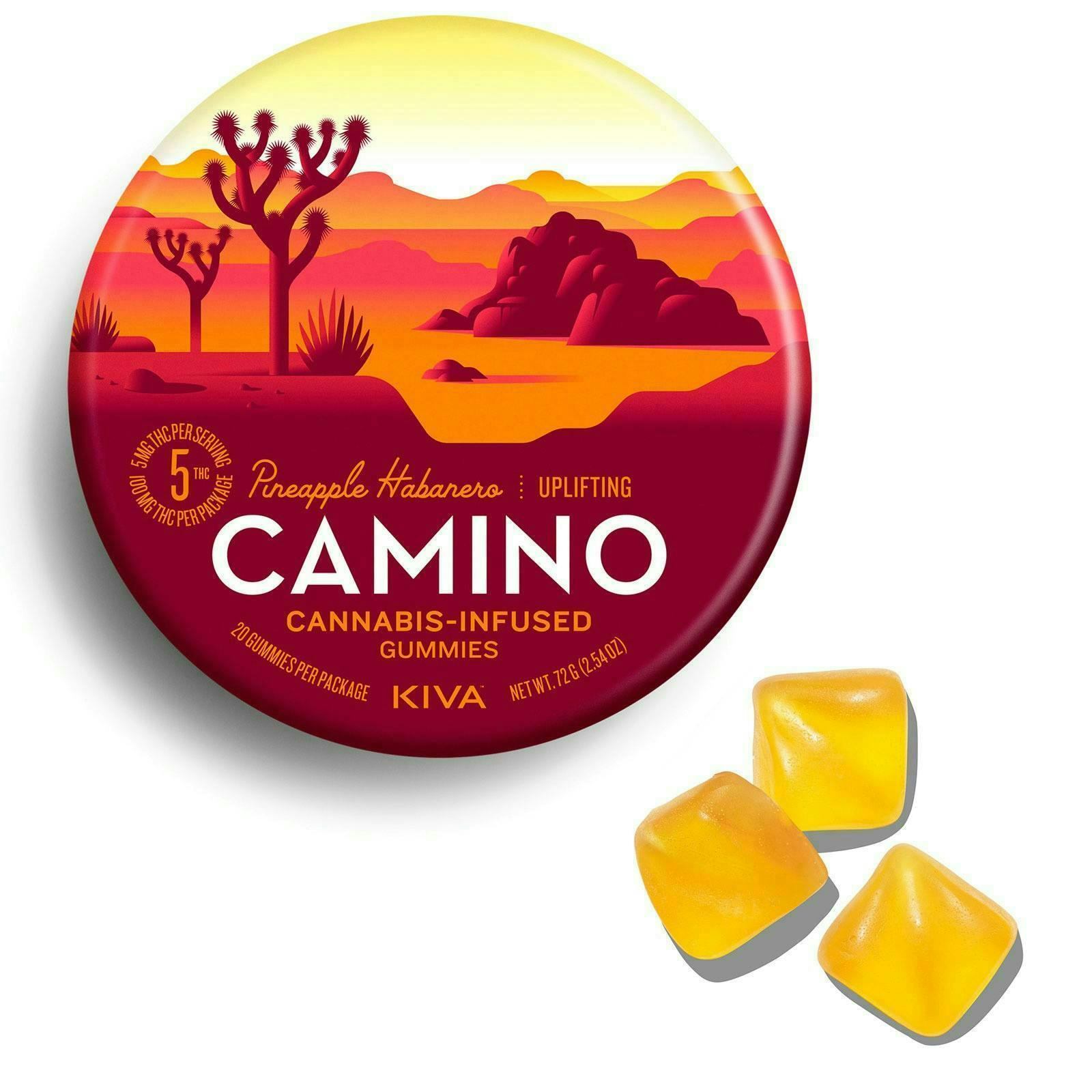 Kiva Confections - Pineapple Habanero Gummies (Camino)