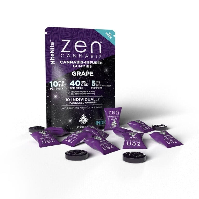 Zen - 100mg NiteNite Grape Gummies