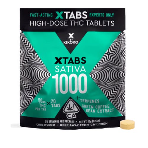 XTabs - Sativa 1000mg THC