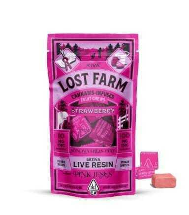 Kiva Confections - Strawberry Pink Jesus Chews (Lost Farms)