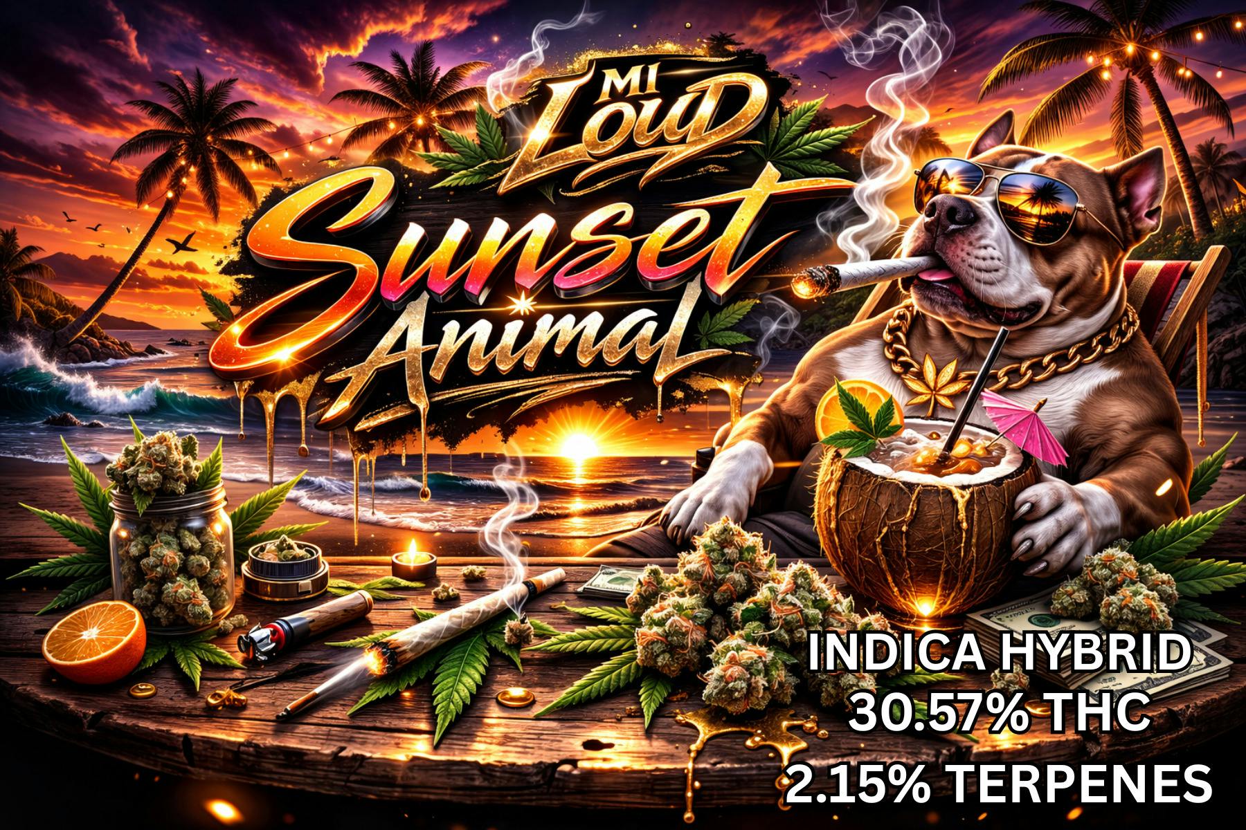 Sunset Animal | MI Loud Flower Farms