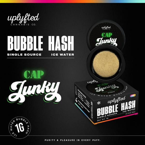 Cap Junky Bubble Hash | Uplyfted Cannabis Co. | 1g