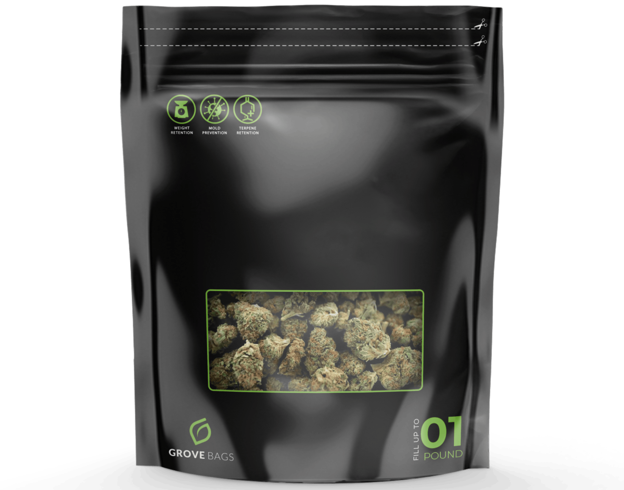 Grove Bags - TerpLoc 1 Pound Window Pouch – Single