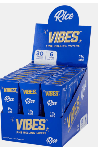 VIBES Cones Box - King Size Rice