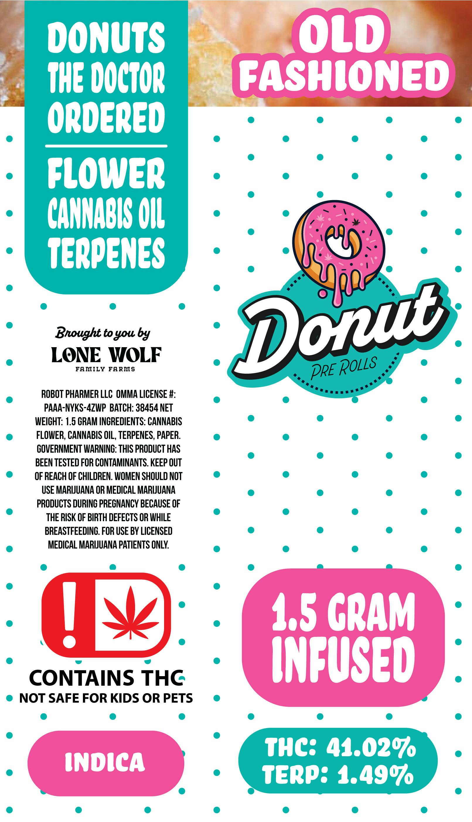 DONUT - OLD FASHIONED 1.5G INFUSED P.R.(I)