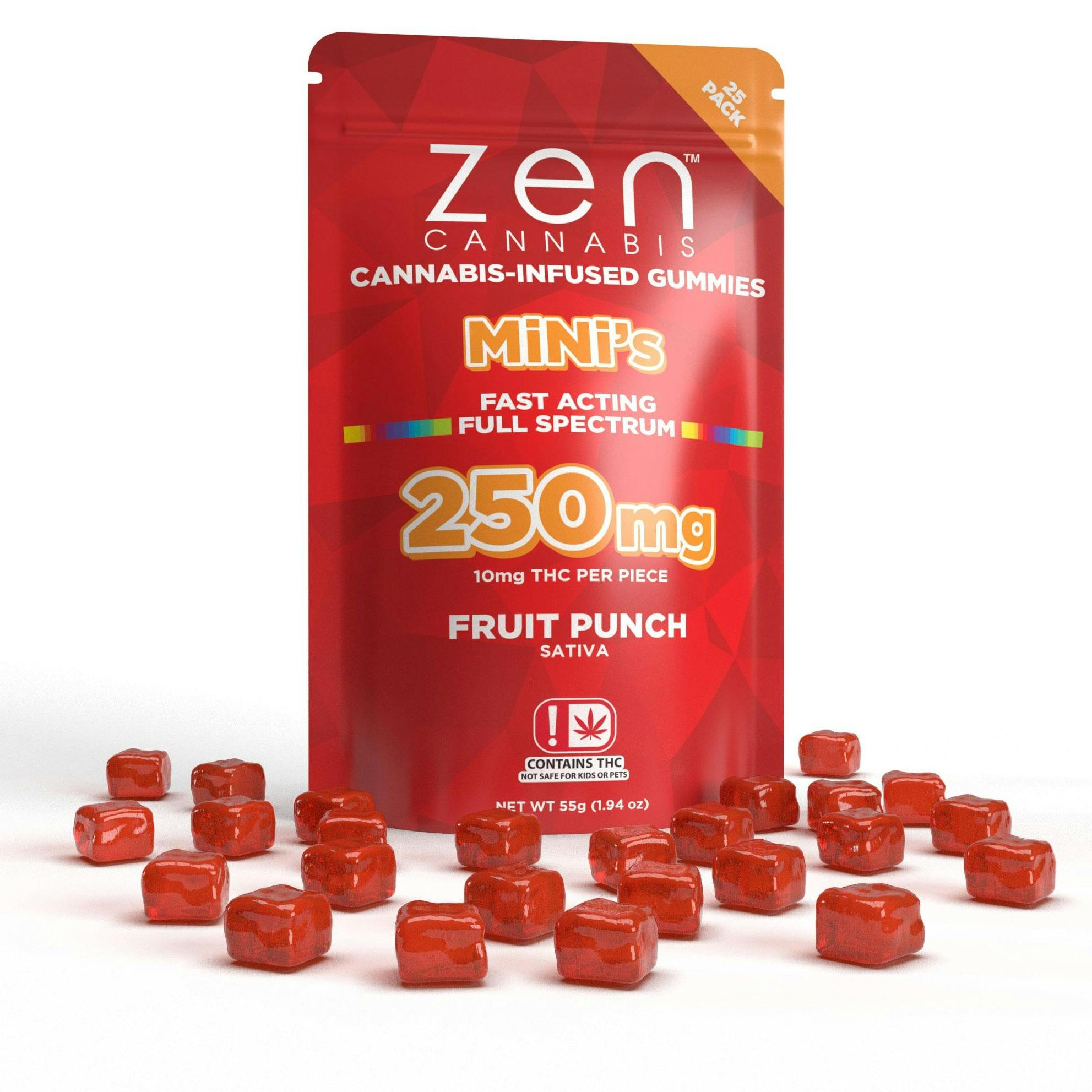 ZEN - FRUIT PUNCH 250mg - SATIVA