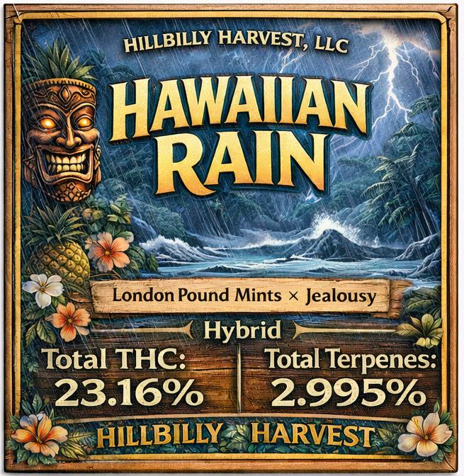5G - HILLBILLY HARVEST - HAWAIIAN RAIN