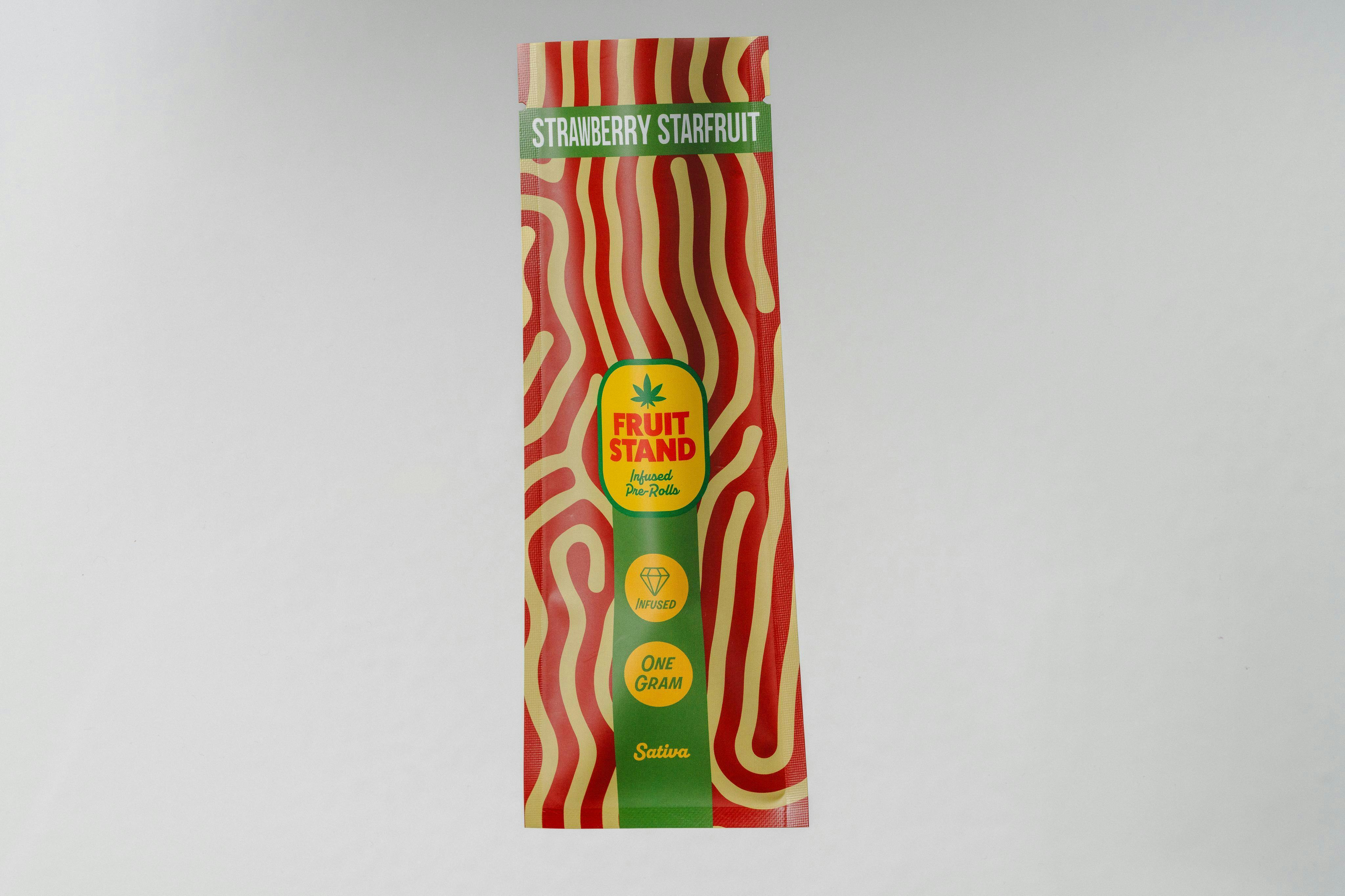 Fruit Stand - Infused Preroll - Strawberry Starfruit