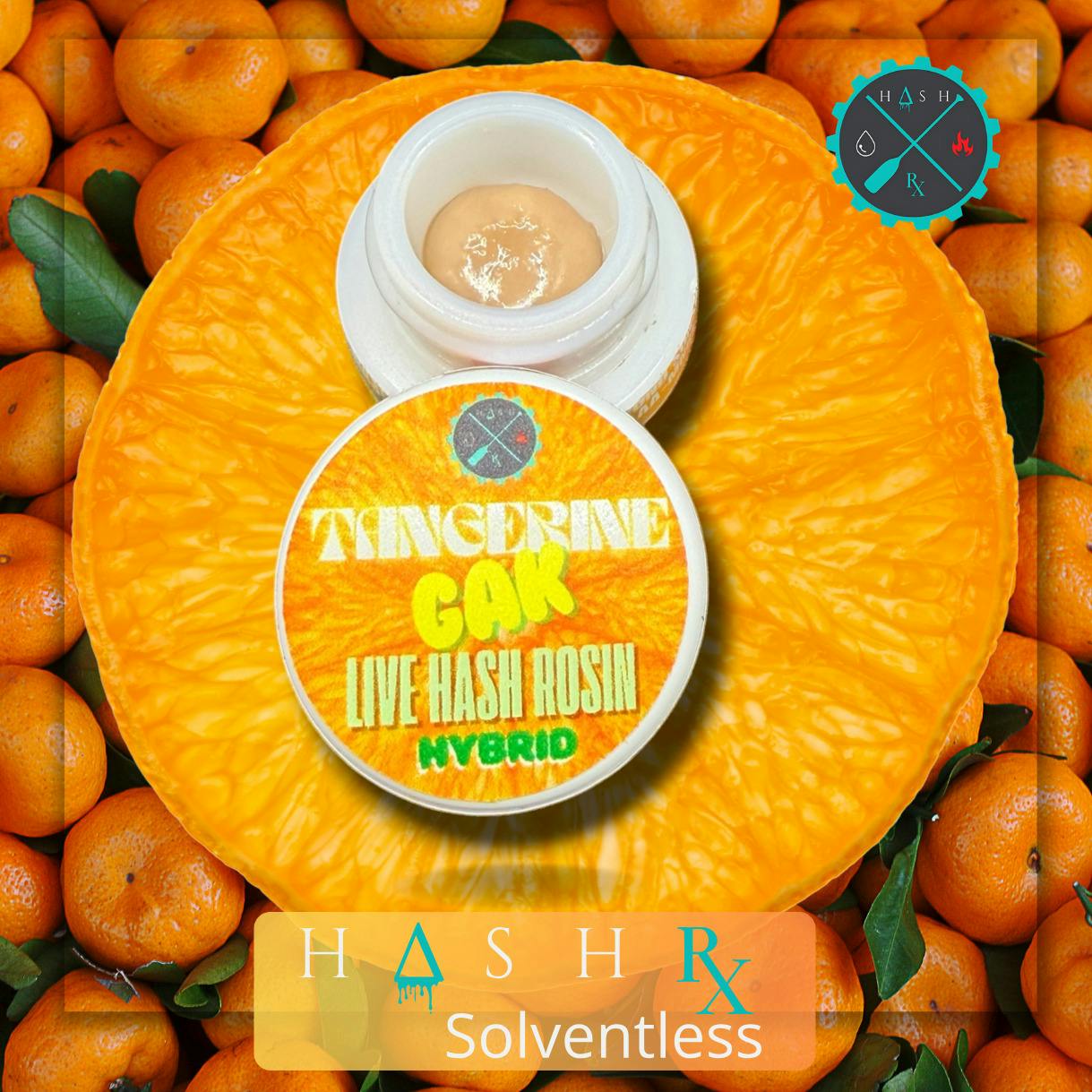Hash Rx - 1g Tangerine GAK Live Hash Rosin