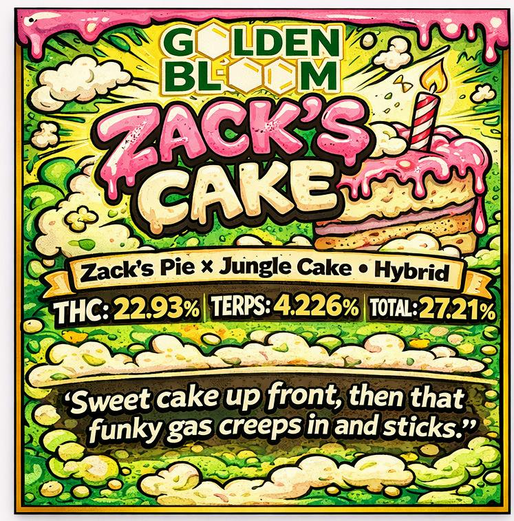 10G - GOLDEN BLOOM - ZACKS CAKE(I)