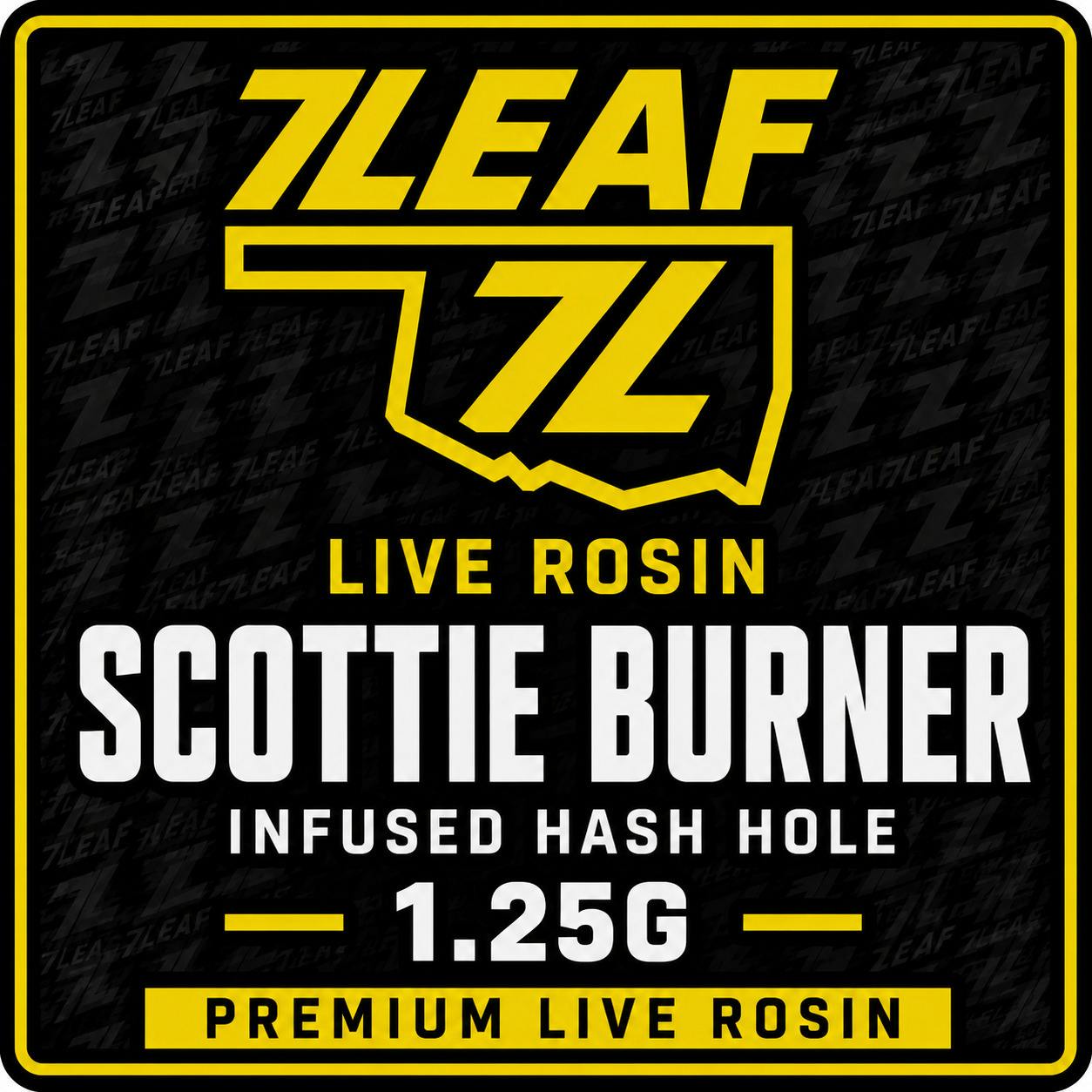 7 Leaf - Infused Rosin Hash Hole - Scotti Burner